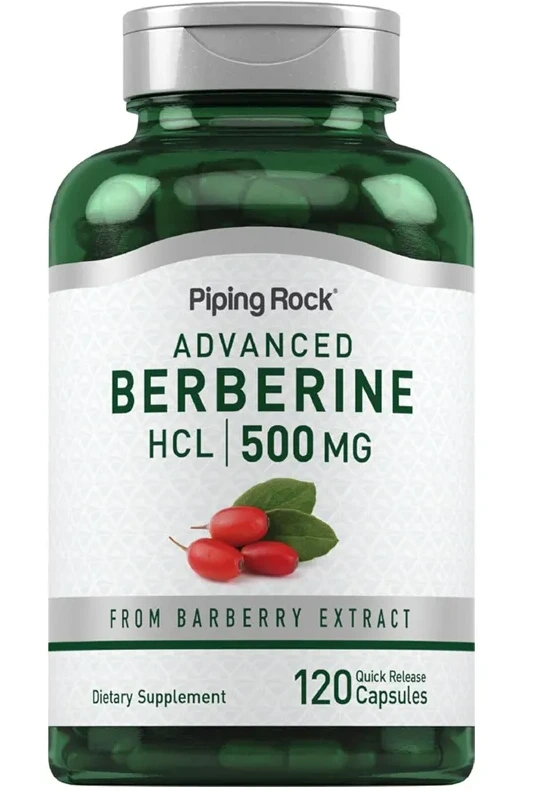 Berberine HCL 500mg 120 Capsules